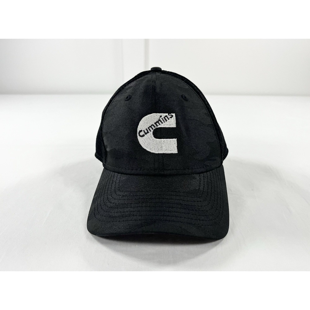 New Era 39THIRTY Cummins Diesel Hat Black Camo Mesh Stretch Fitted Cap